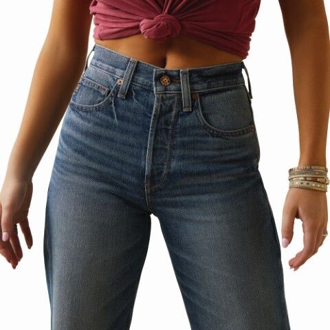 Ariat Women's Ultra High Rise Tomboy Wide Jean