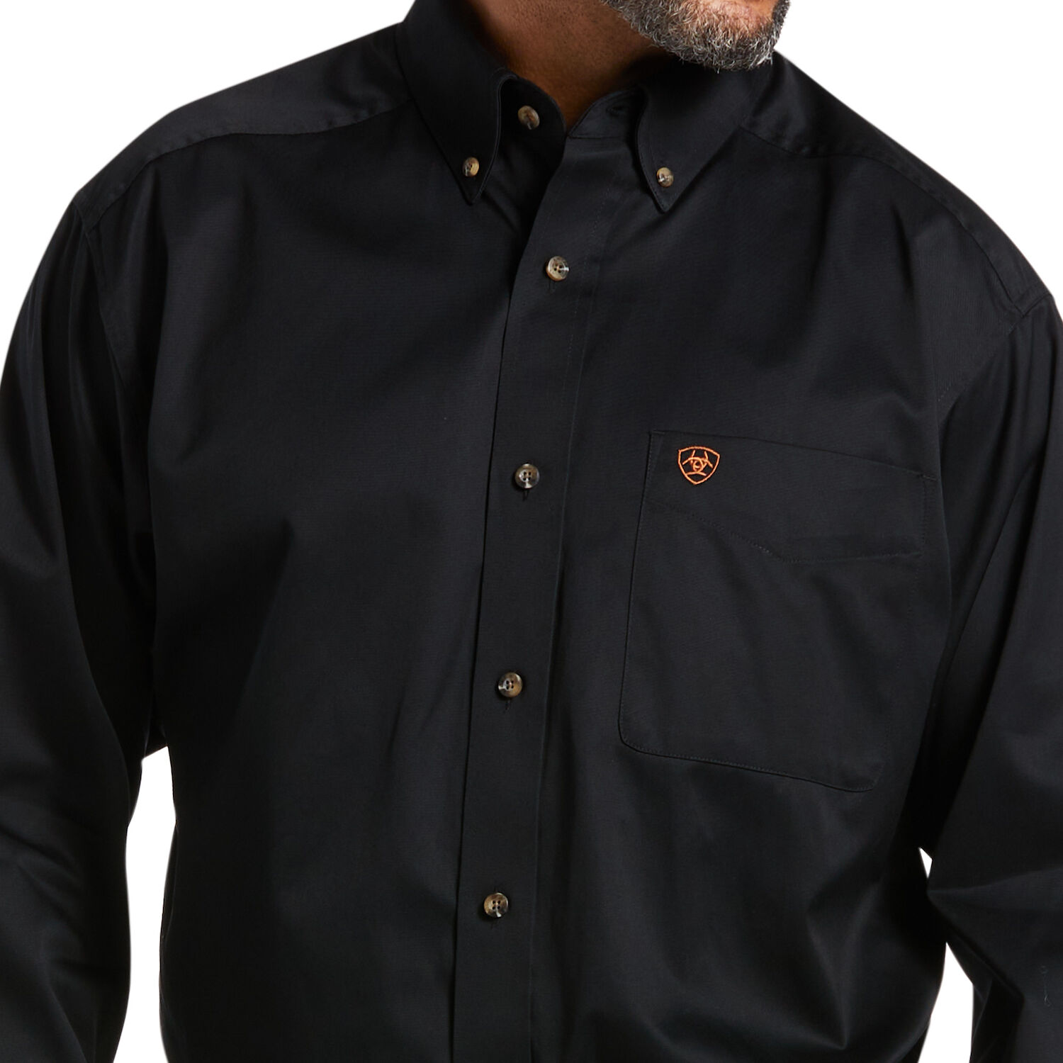 Ariat Men's Solid Twill Classic Fit Shirt