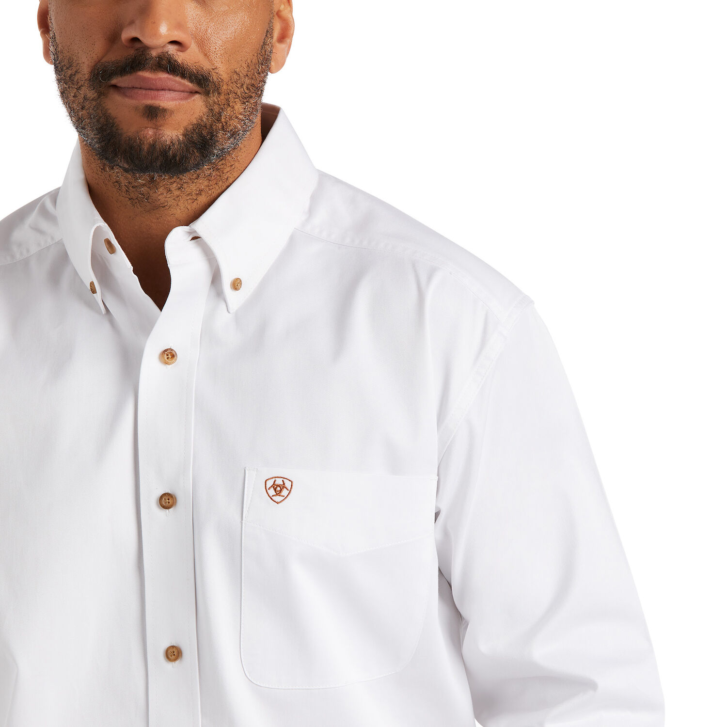 Ariat Men's Solid Twill Classic Fit Shirt
