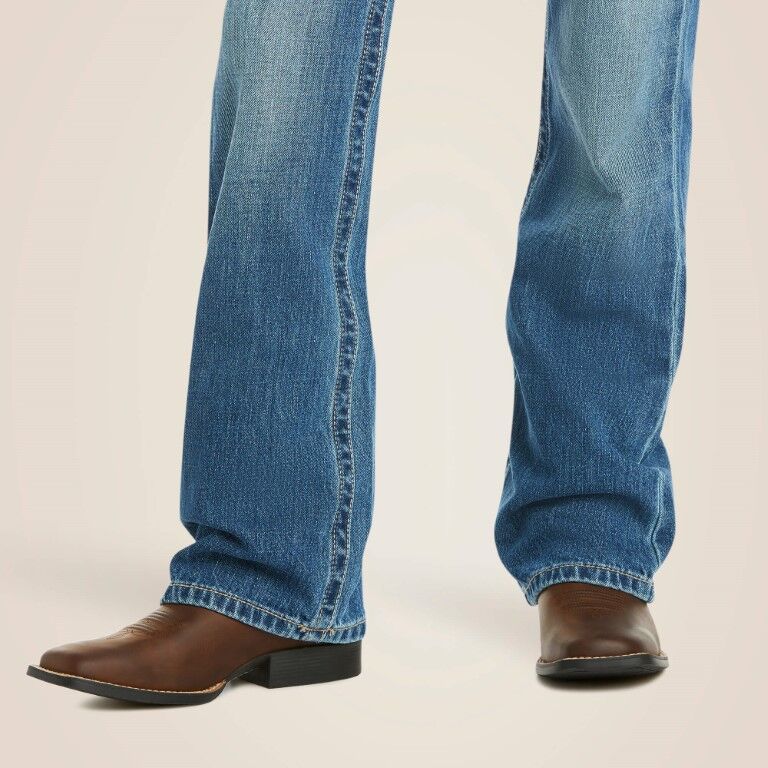 Ariat Boy's B4 Relaxed Boundary Bootcut Jean