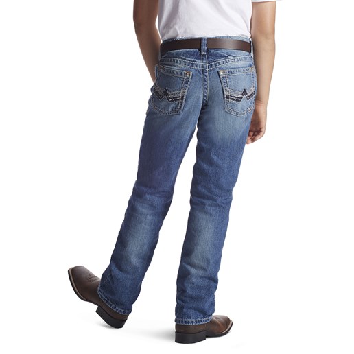 Ariat Boy's B5 Slim Charger Stackable Straight Leg Jean in Dakota