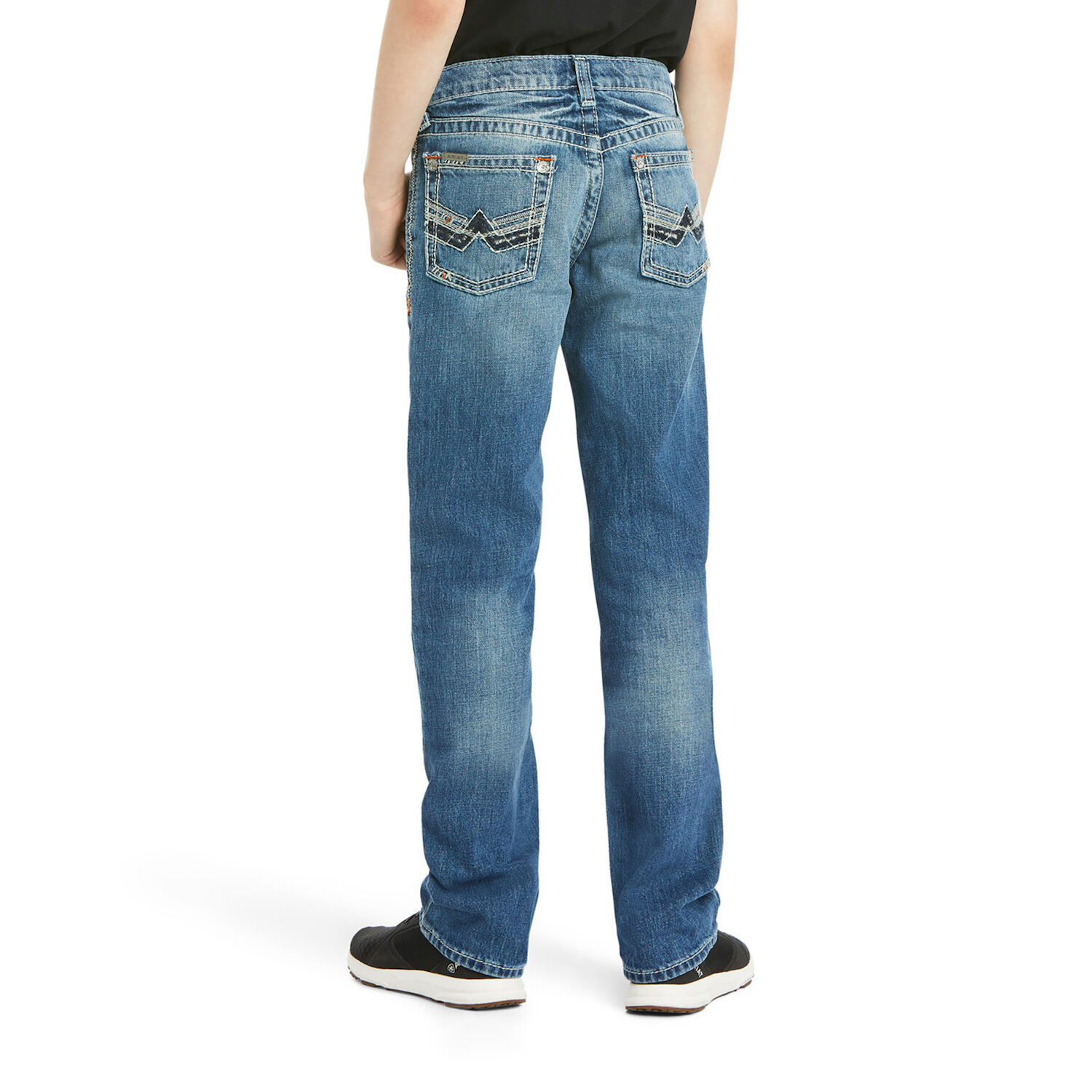 Ariat Boy's B5 Slim Charger Stackable Straight Leg Jean