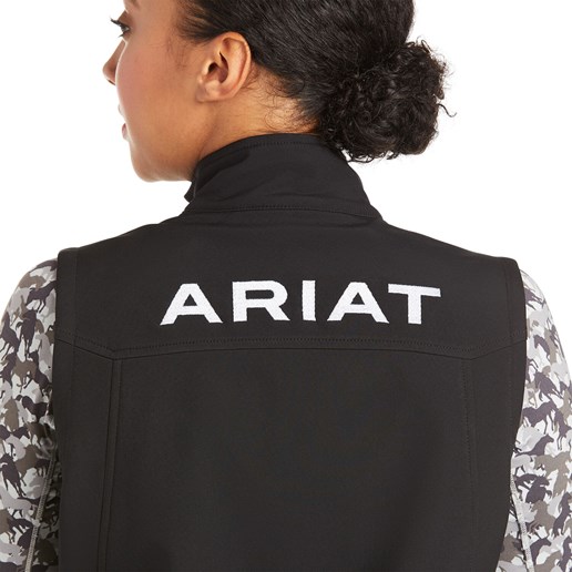 Ariat Women's New Team Softshell Vest in Black