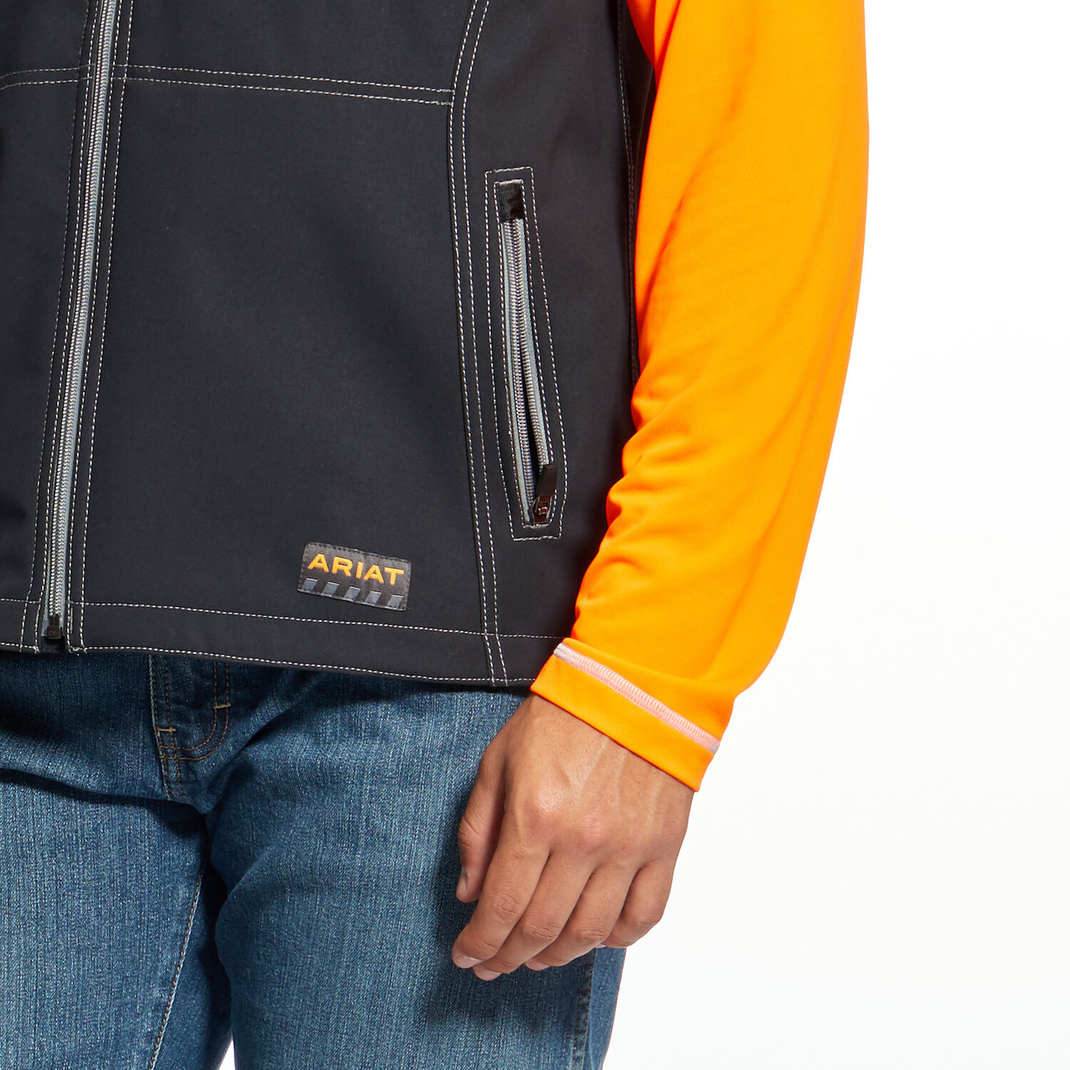 Ariat Men's Rebar Stretch Canvas Softshell Vest