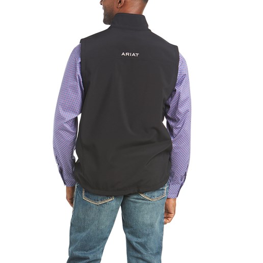 Men's Ariat Vernon 2.0 Softshell Vest in Black