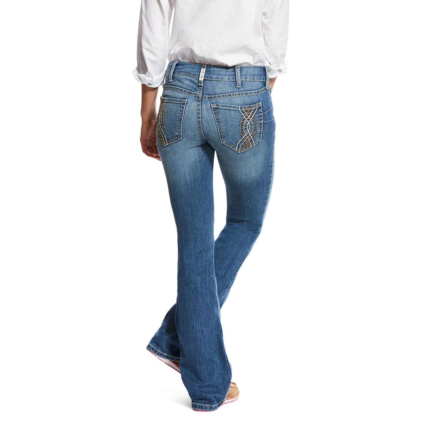 R.E.A.L. Mid Rise Boot Crossroads Jeans