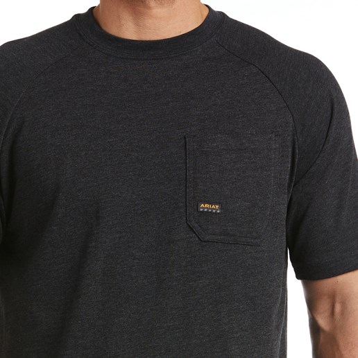 Men's Rebar Cotton Strong T-Shirt in Charcoal Heather