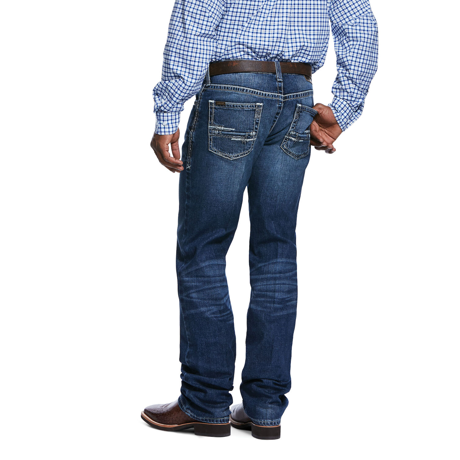 Ariat Men's M2 Relaxed Stretch Adkins Boot Cut Jean in Summit