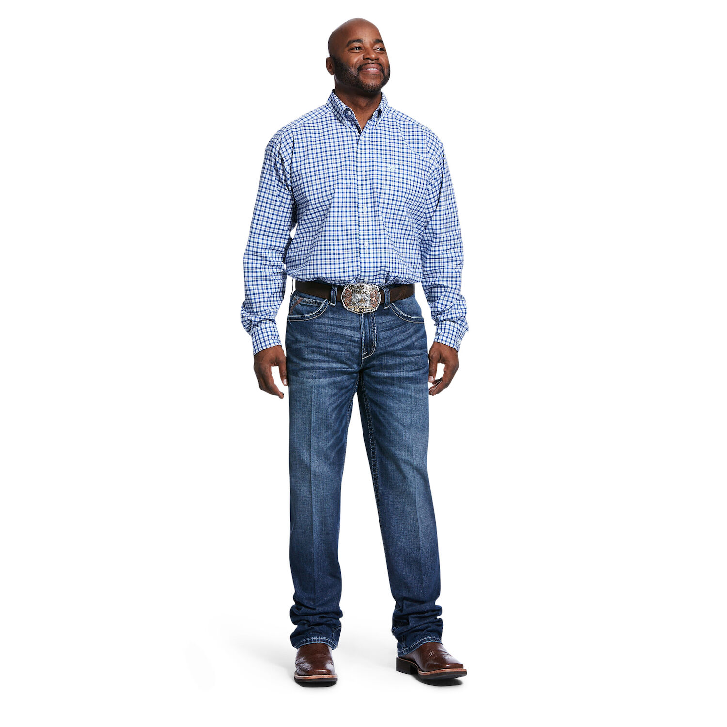 Ariat Men's M2 Relaxed Stretch Adkins Boot Cut Jean in Summit