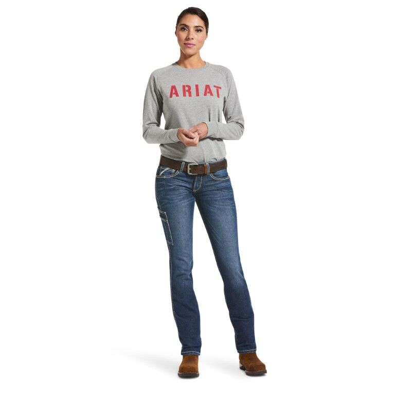Ariat Women's Rebar DuraStretch Riveter Straight Leg Jean
