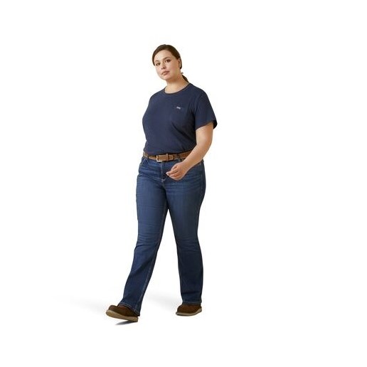 Ariat Women's Rebar Cotton Strong T-Shirt in Navy Heather