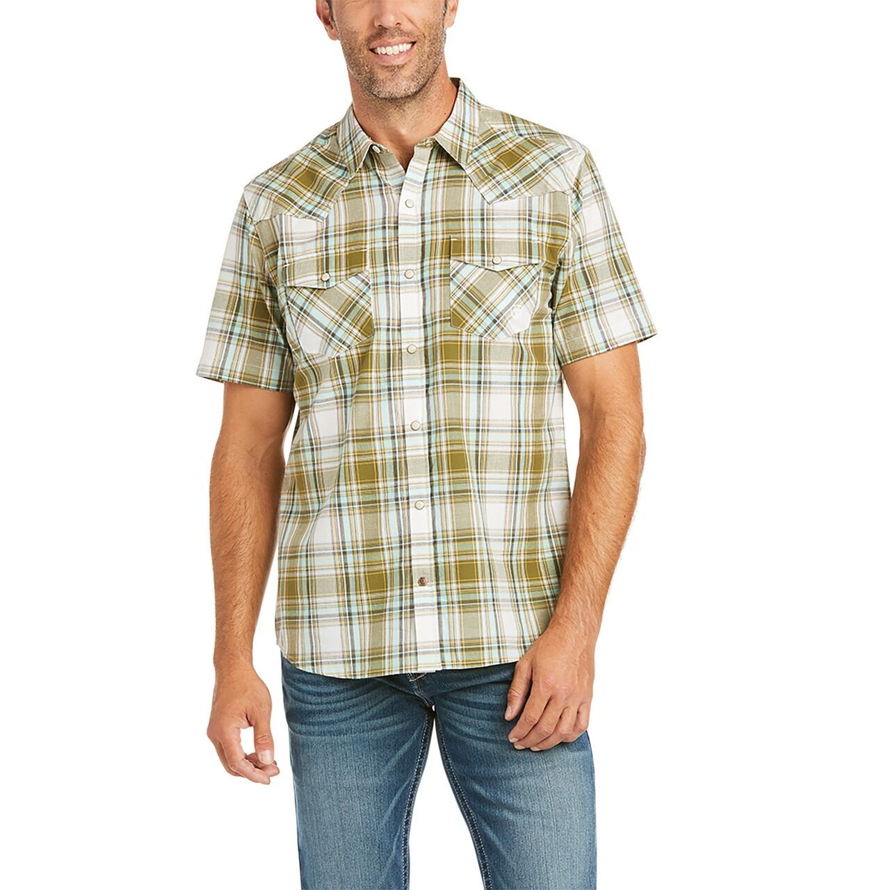 Ariat Men's Retro Short Sleeve Atticus Shirt