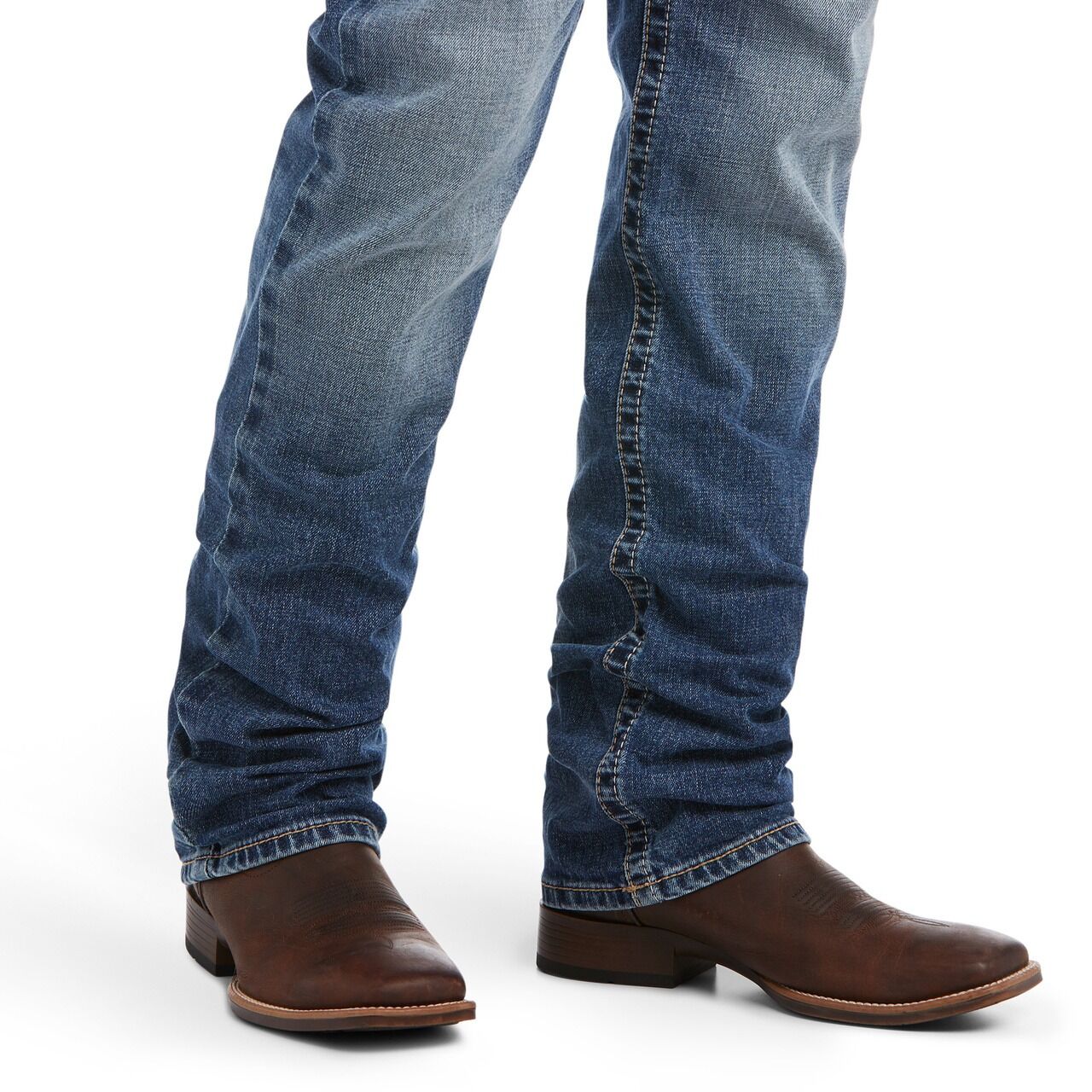 Ariat Men's M4 Low Rise Stretch Longspur Stackable Straight Leg Jean 