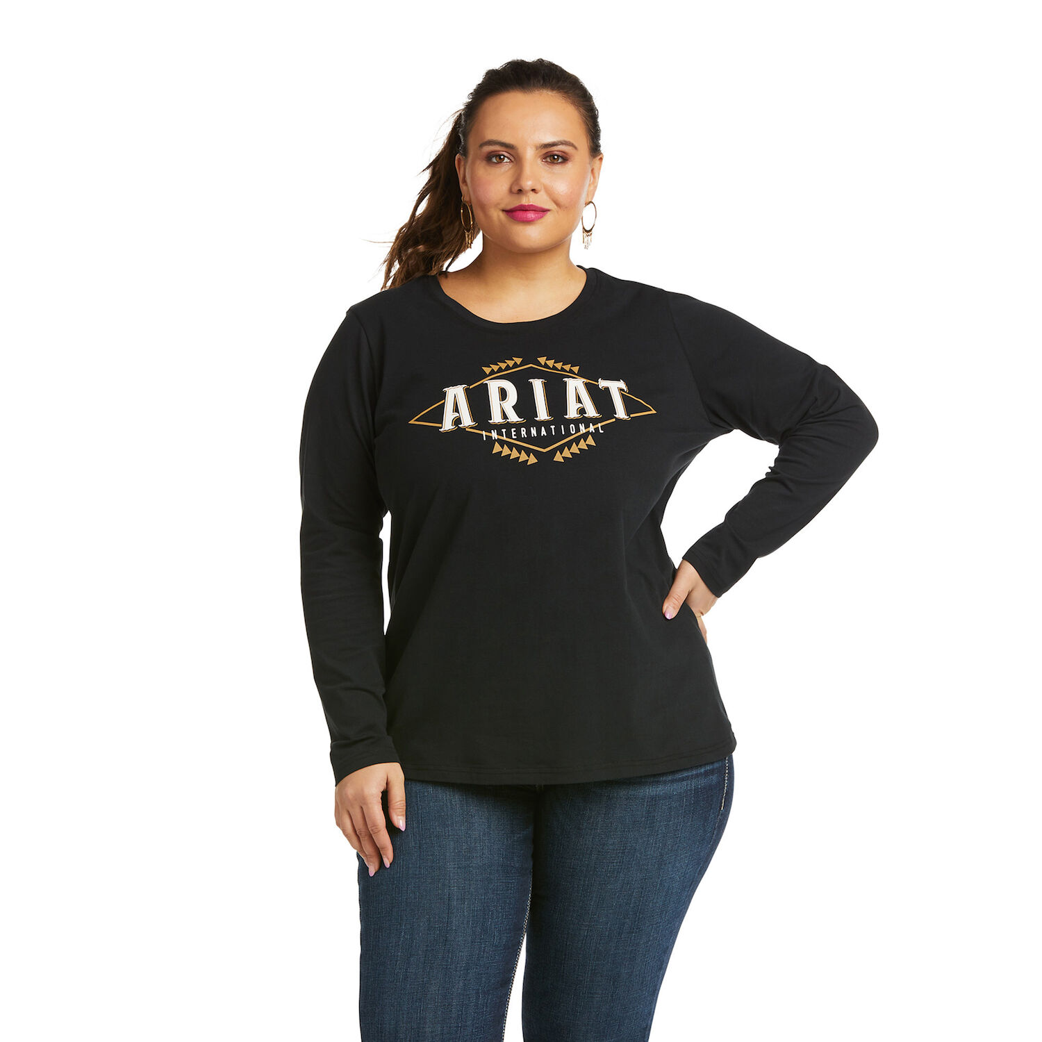 Ariat Women's R.E.A.L. Logo Flourish Tee