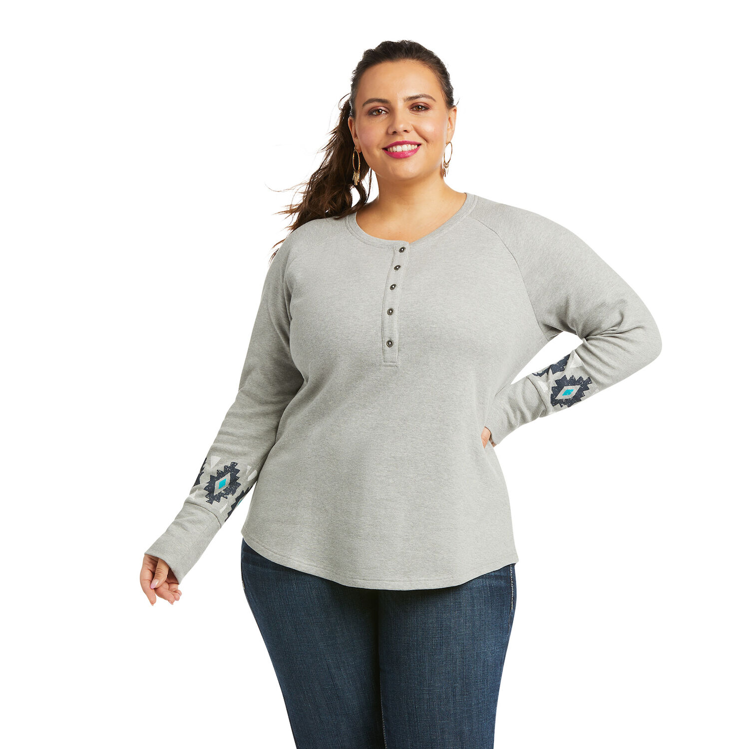 Ariat Women's R.E.A.L. Basic Henley Top
