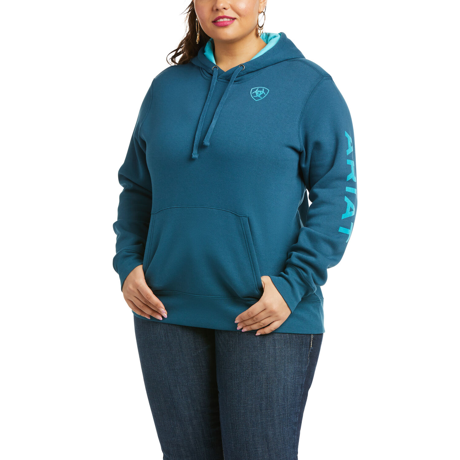 Ariat Women's R.E.A.L. Arm Logo Hoodie