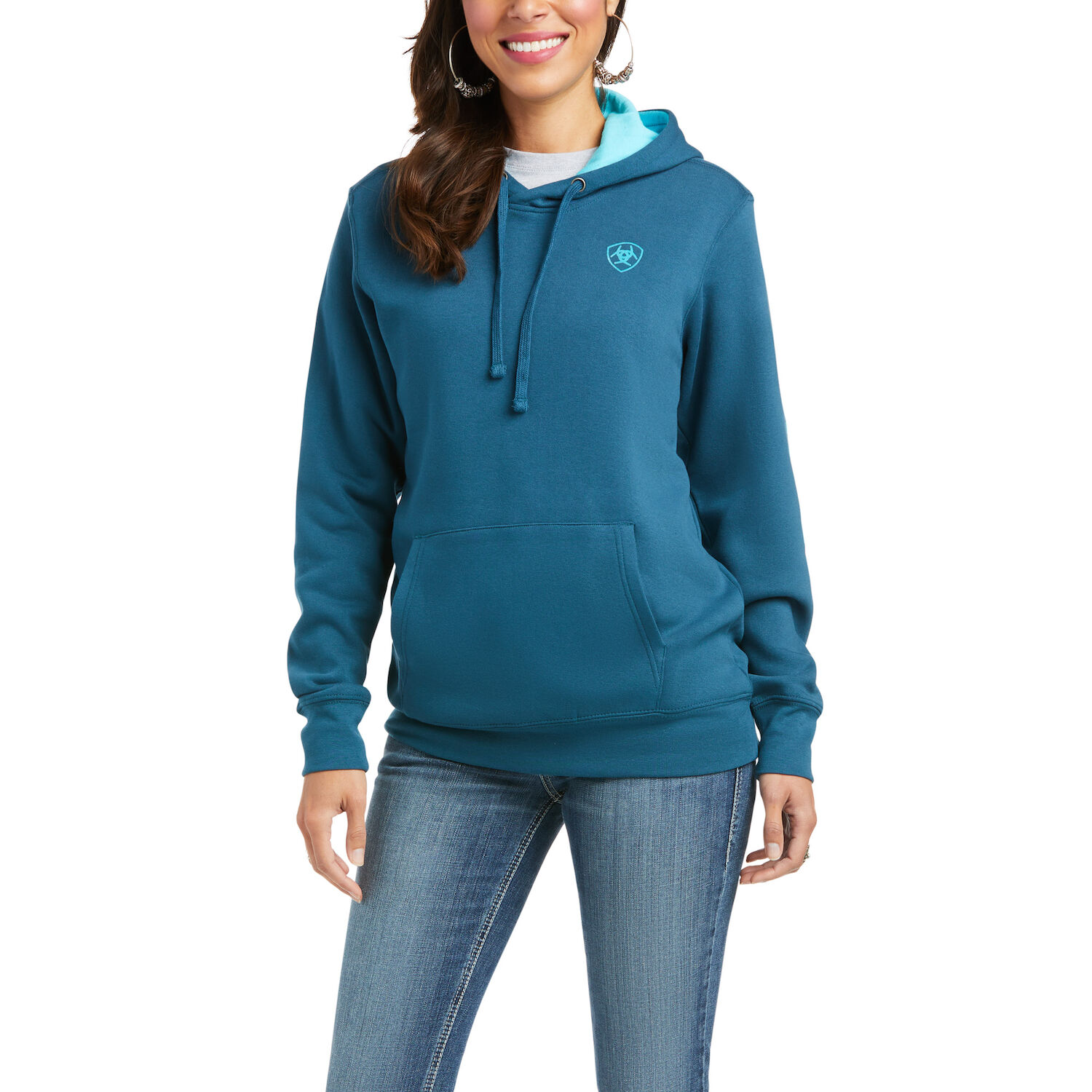 Ariat Women's R.E.A.L. Arm Logo Hoodie