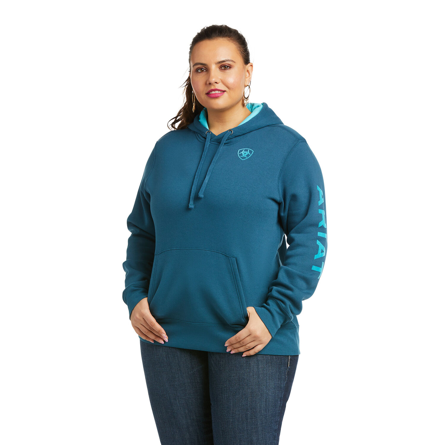 Ariat Women's R.E.A.L. Arm Logo Hoodie