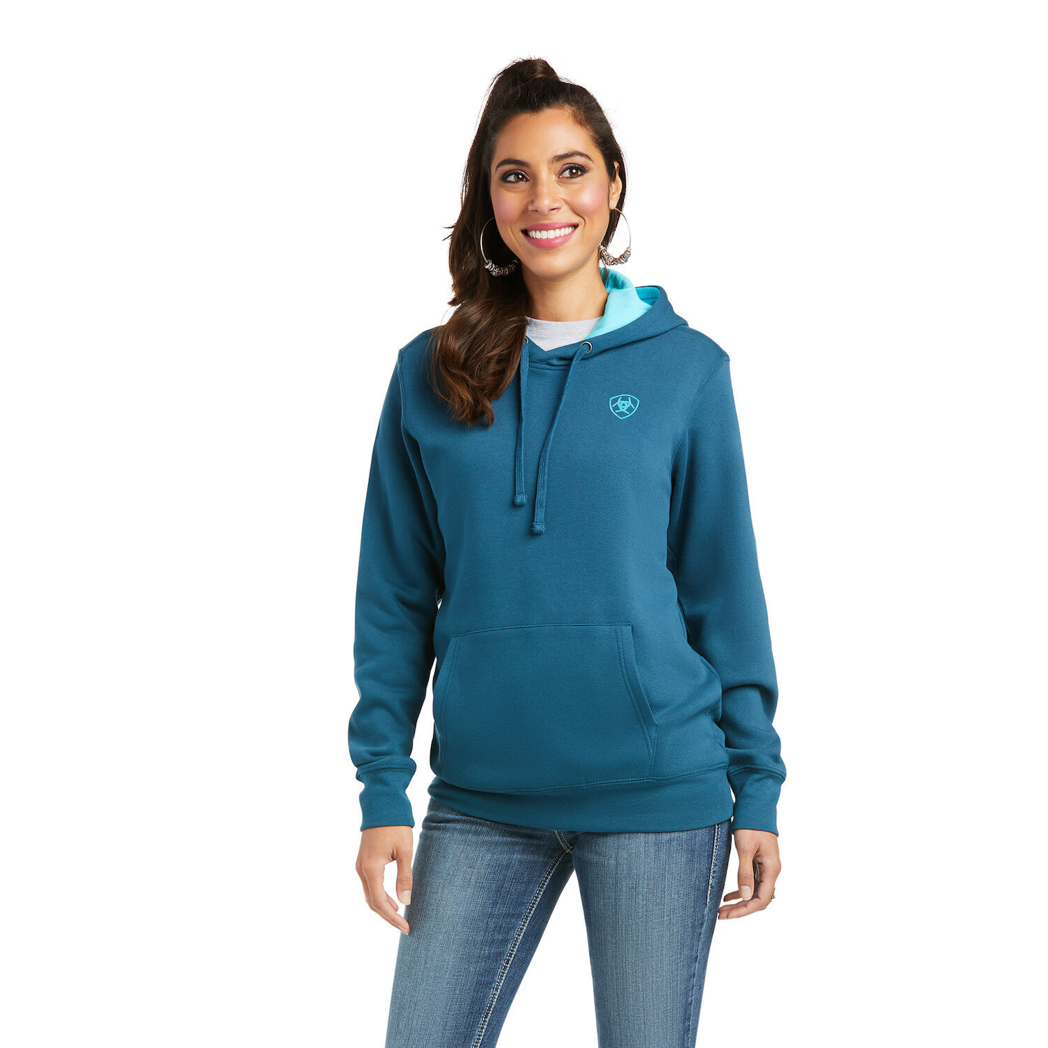 Ariat Women's R.E.A.L. Arm Logo Hoodie