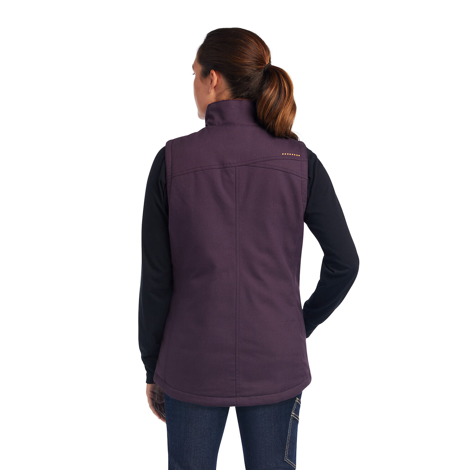 Ariat Women's Rebar DuraCanvas Insulated Vest in Plum Perfect