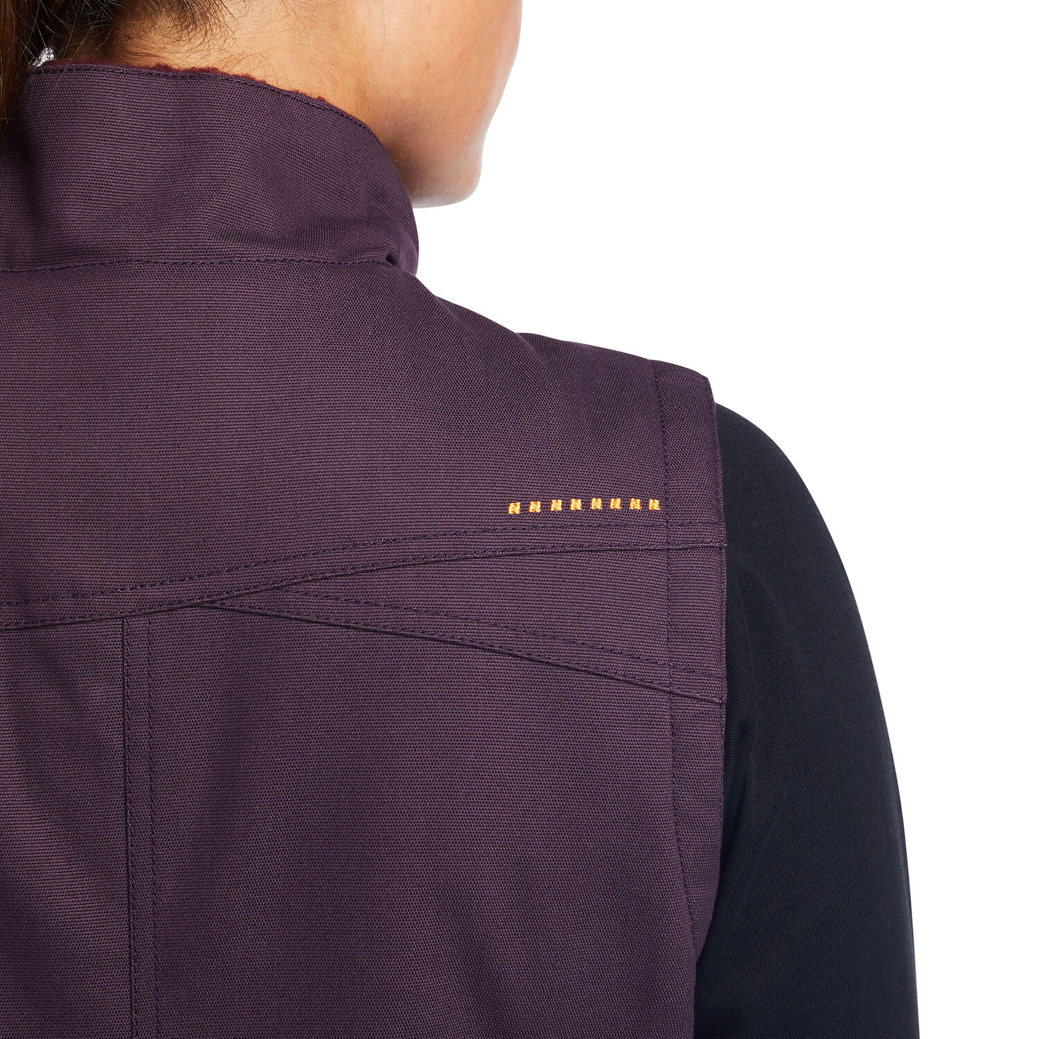 Ariat Women's Rebar DuraCanvas Insulated Vest in Plum Perfect