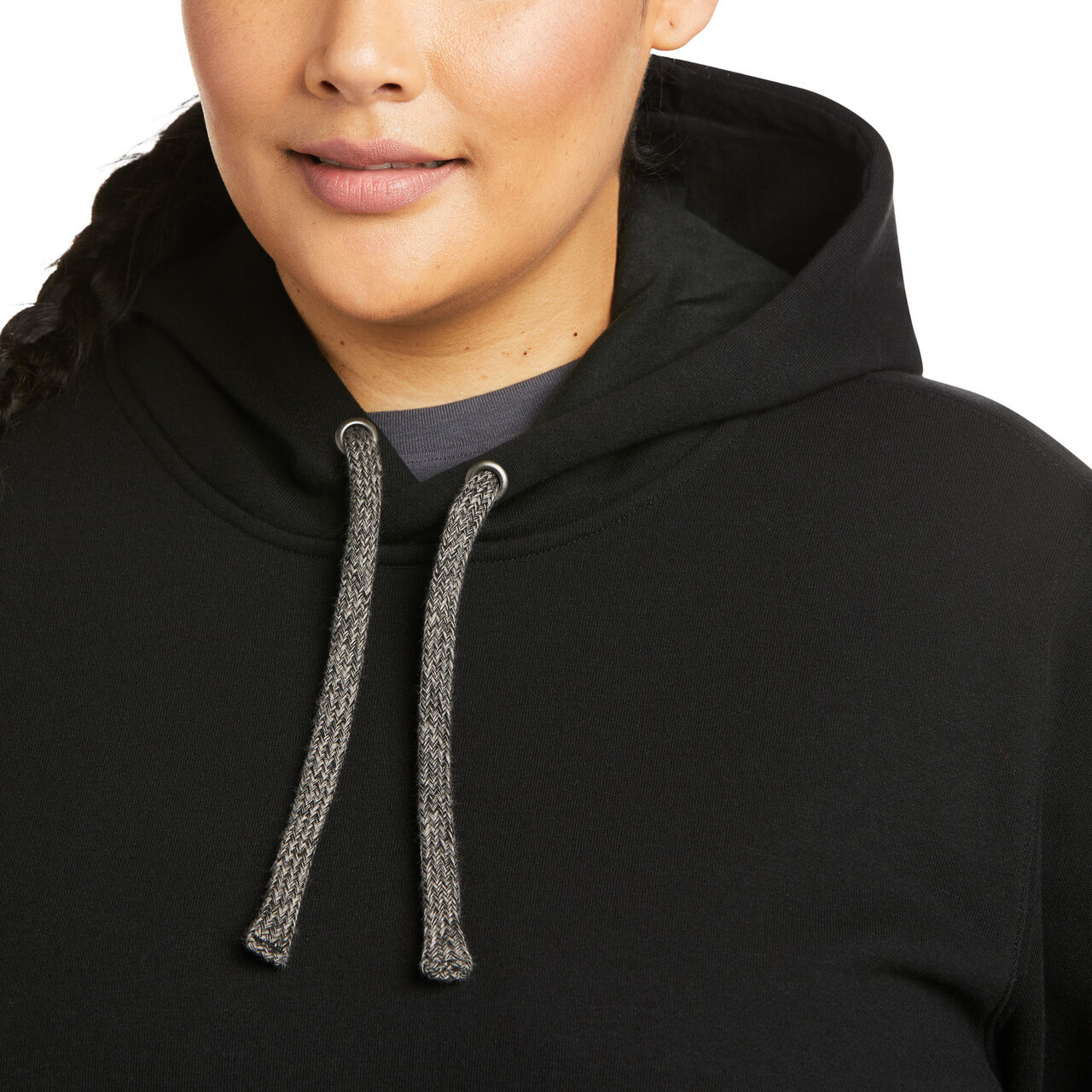 Women's Rebar Graphic Hoodie in Black