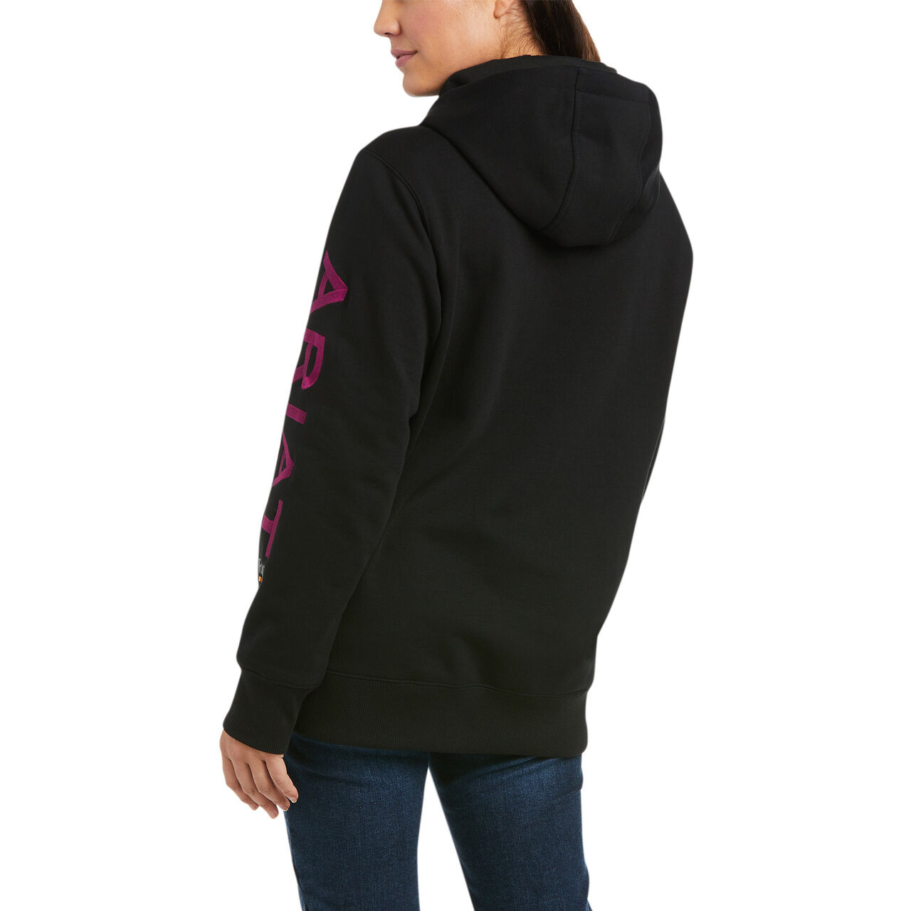 Women's Rebar Graphic Hoodie in Black