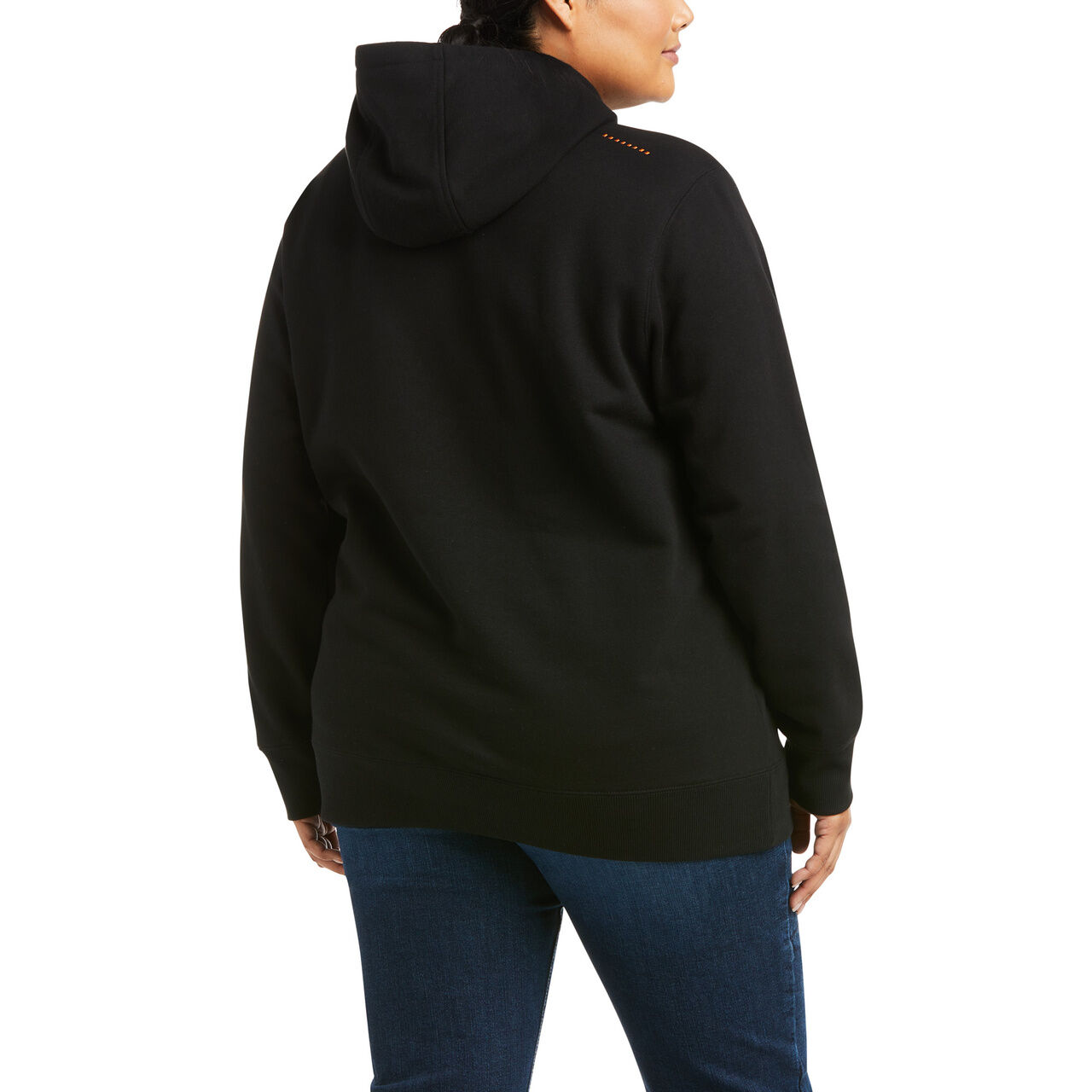 Women's Rebar Graphic Hoodie in Black