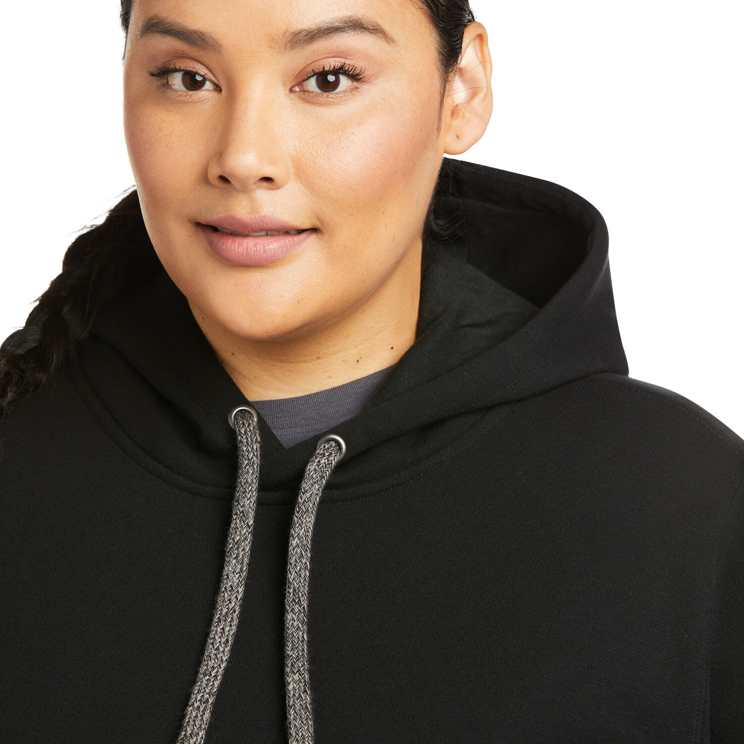 Women's Rebar Graphic Hoodie in Black