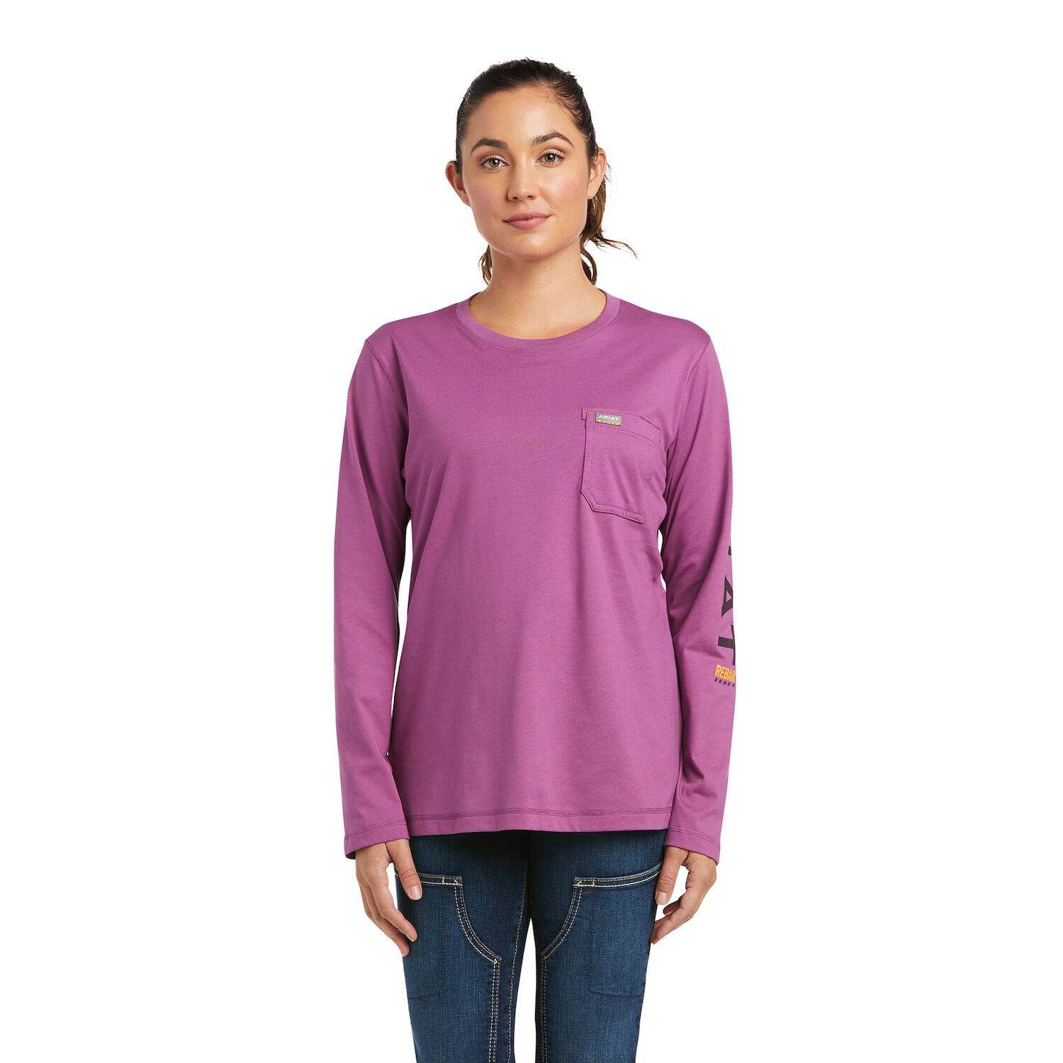 Ariat Women's Rebar Workman Logo T-Shirt