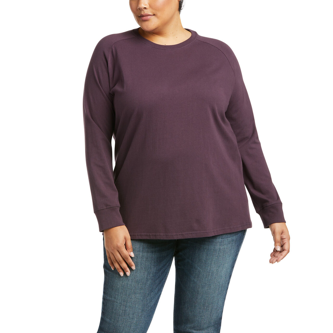 Ariat Women's Rebar CottonStrong Brand Flag T-Shirt