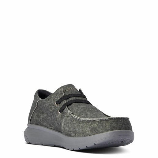 Men's Hilo in Charcoal Canvas