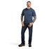 Ariat Men's Rebar Cotton Strong American Outdoors T-Shirt in Navy Heather