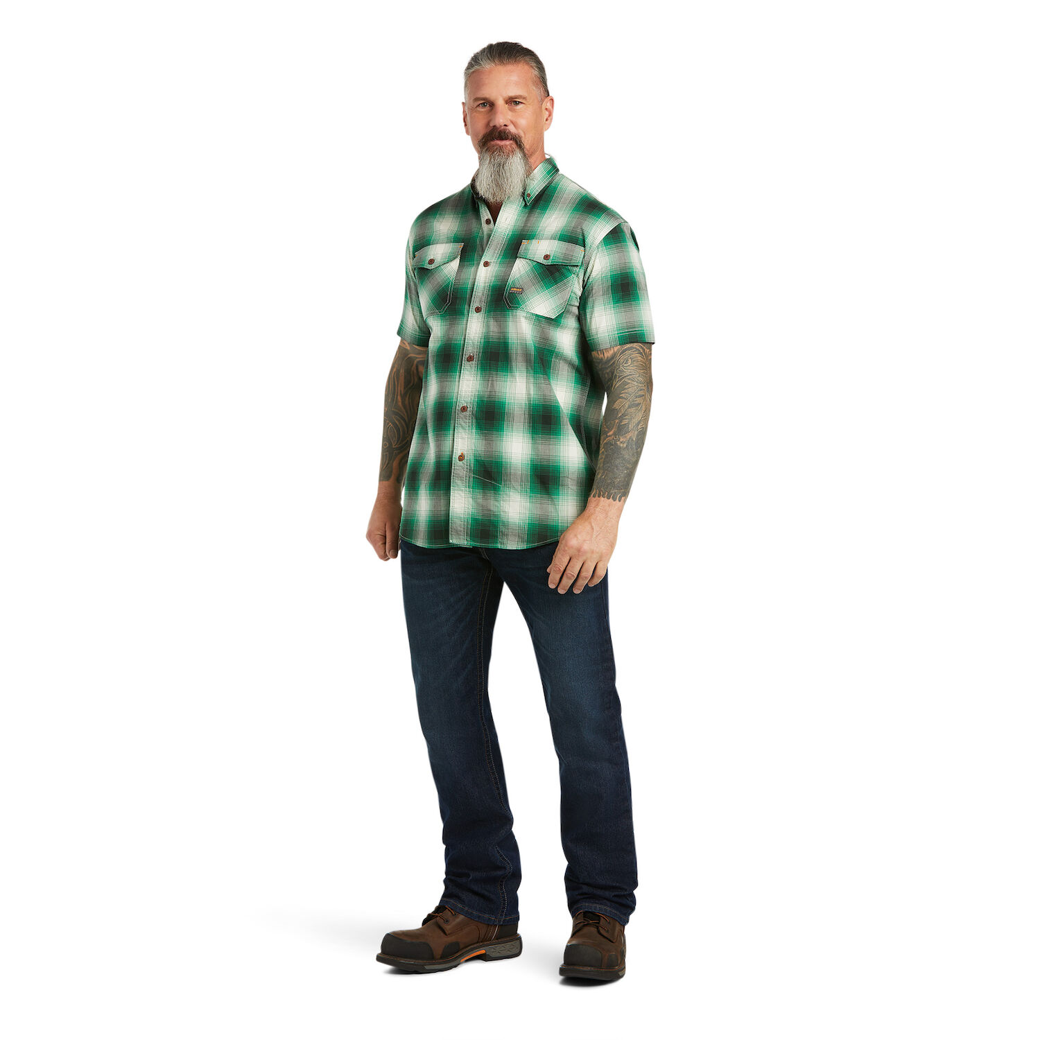 Ariat Men's Rebar Made Tough DuraStretch Work Shirt