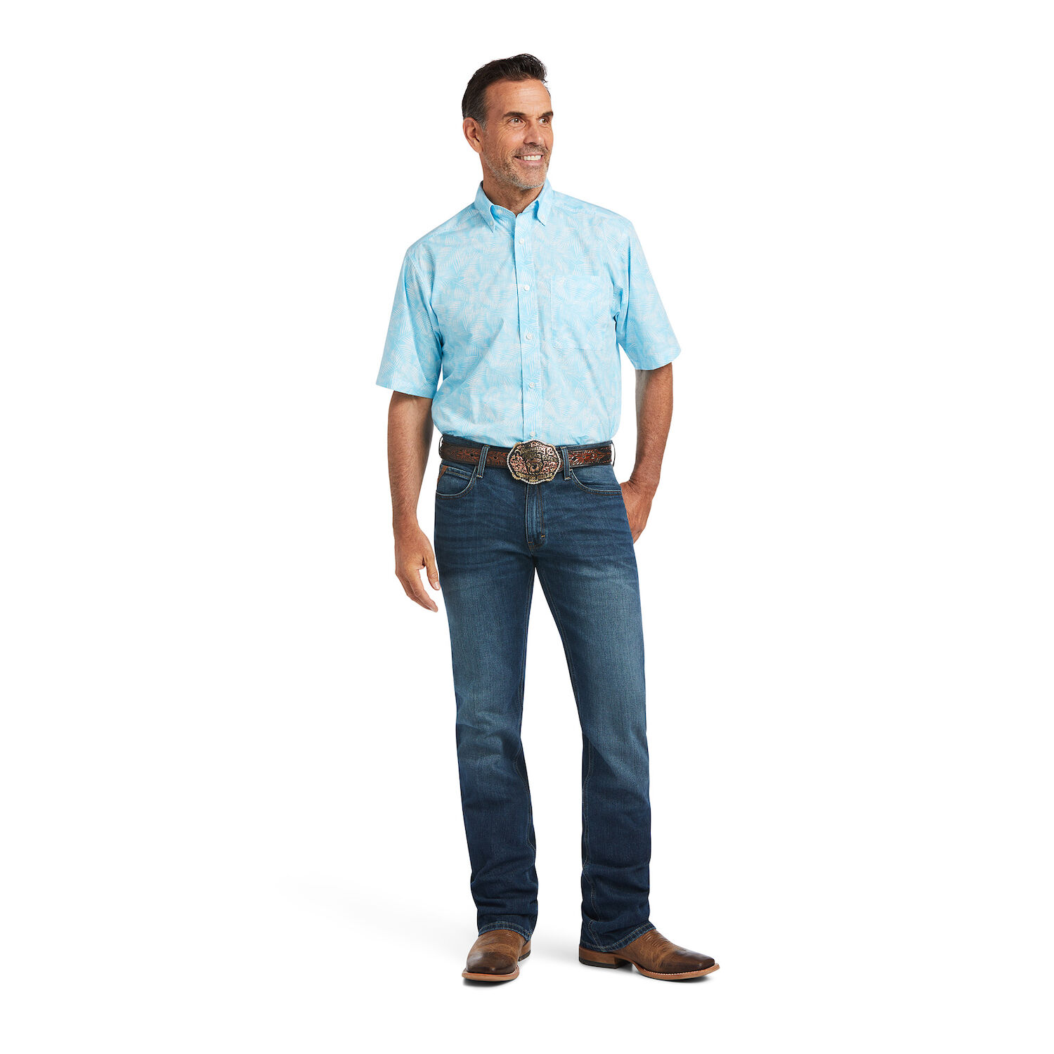 Ariat Men's Qusay Stretch Classic Fit Shirt