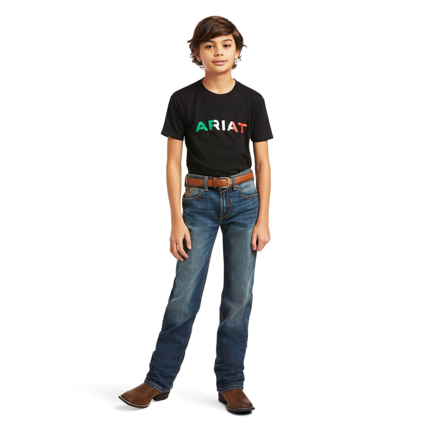 Ariat Boy's Viva Mexico T-Shirt in Black