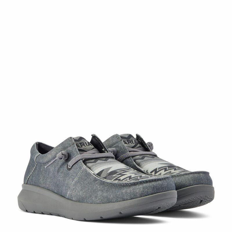 Men's Hilo in Charcoal/Gray Southwest Print