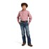 Ariat Boy's Pro Series Forrest Stretch Classic Fit Shirt in Heartfelt