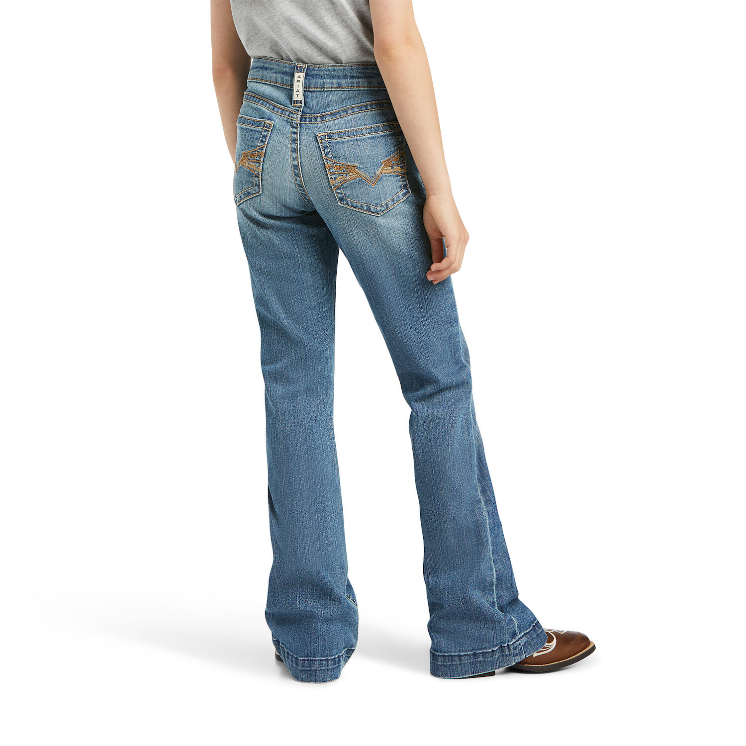Ariat Girl's R.E.A.L. Allessandra Wide Leg Jean