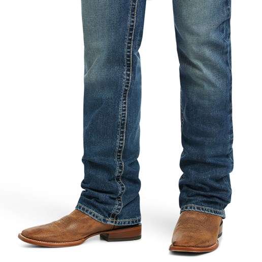 Ariat Men's M2 Traditional Relaxed Stretch Wilson Stackable Boot Cut Jean in Dakota