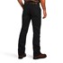 Ariat Men's Rebar M5 Straight DuraStretch Washed Twill Dungaree Straight Leg Pant in Black