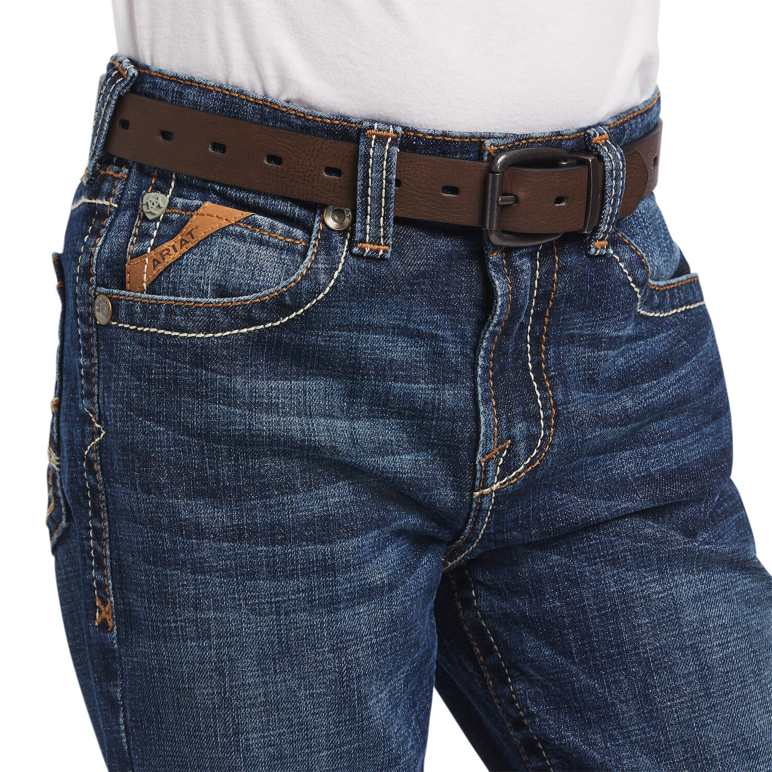 Ariat Boy's B4 Relaxed Ramos Fashion Bootcut Jean