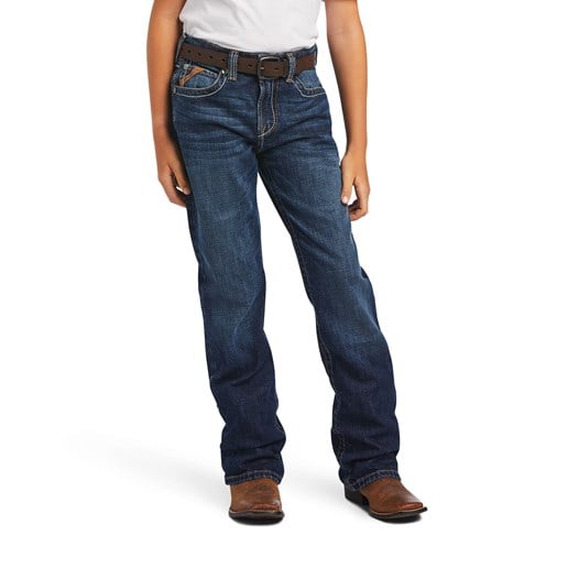 Ariat Boy's B4 Relaxed Ramos Fashion Boot Cut Jean in Tourismo