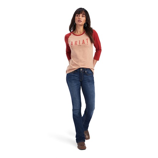 Ariat Women's REAL Arrow Classic Fit Shirt in Palm Heather