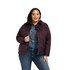 Ariat Women's Puffer Trucker Insulated Jacket in Mulberry Wine