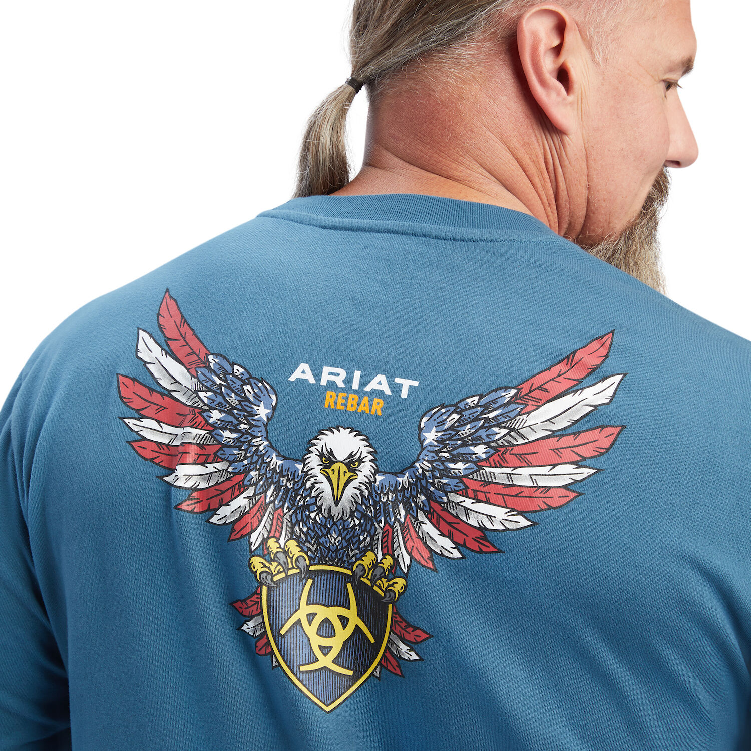 Ariat Men's Rebar Cotton Strong American Raptor T-Shirt