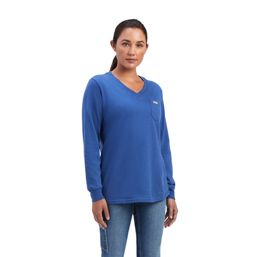 Ariat Women's Rebar Cotton Strong Southwest Graphic T-Shirt in True Navy