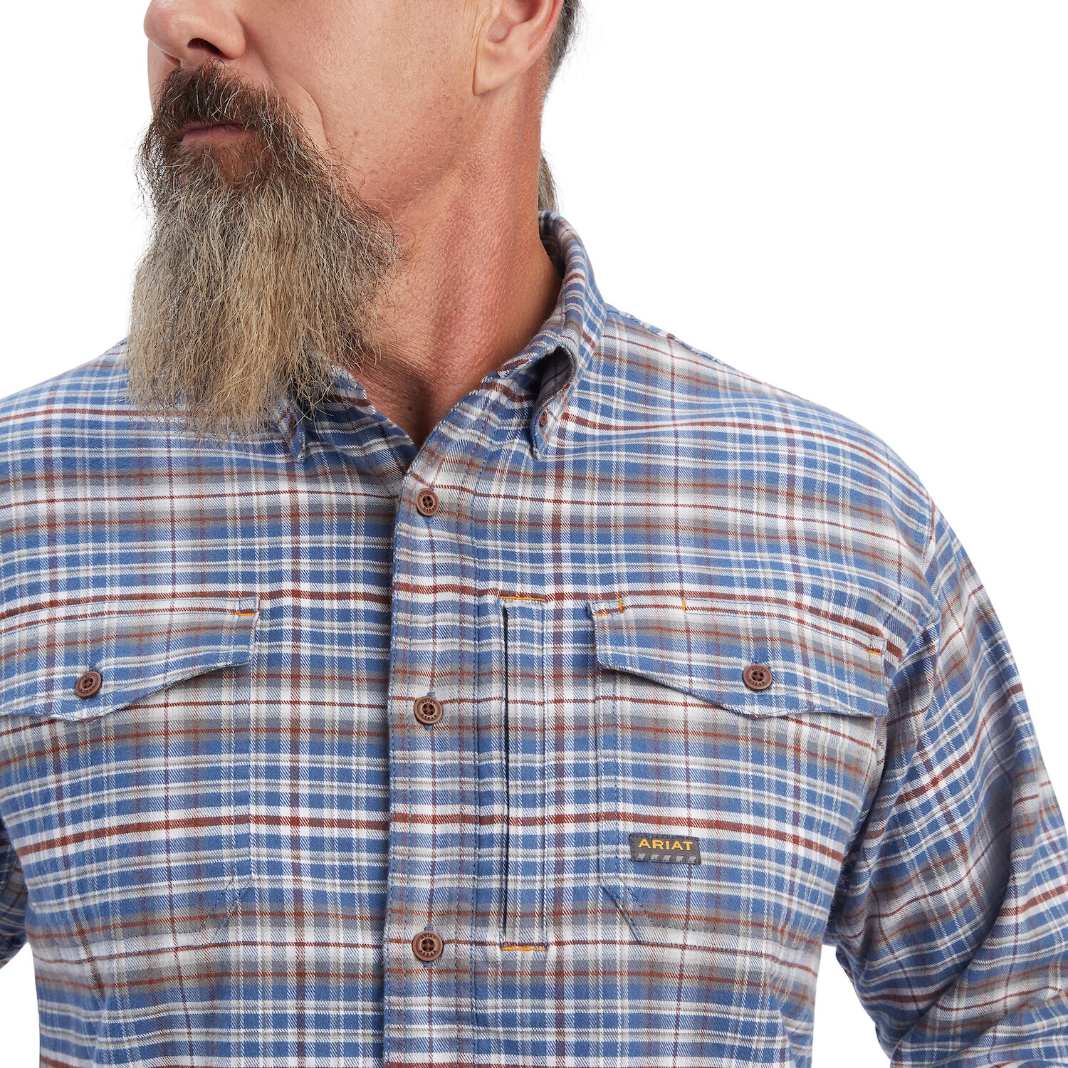 Ariat Men's Rebar Flannel DuraStretch Work Shirt