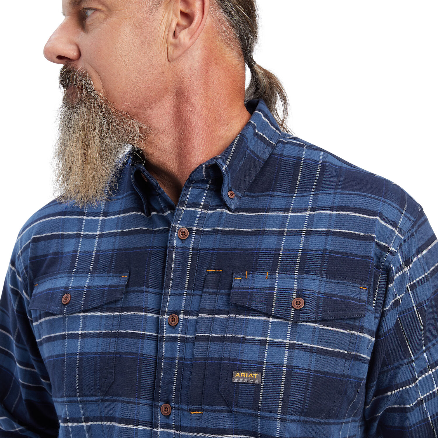 Ariat Men's Rebar Flannel DuraStretch Work Shirt