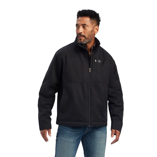 Ariat Men's Grizzly Canvas Jacket in Black